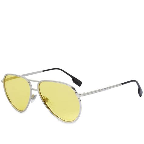 men's burberry yellow sunglasses|Burberry eyewear men's sunglasses.